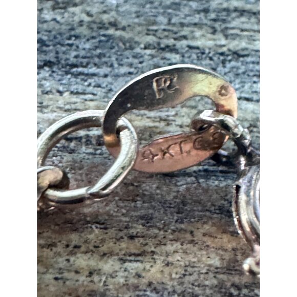 Vintage 14K Gold Plated Sterling Pendant Necklace Wing Design Black Enamel 8G - Picture 5 of 7